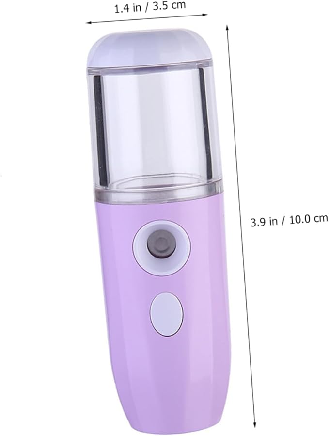 1Pc USB Rechargeable Facial Steamer Portable Nano Mister Humidifier for Moisturizing Tank Promotes Cell Circulation for Care