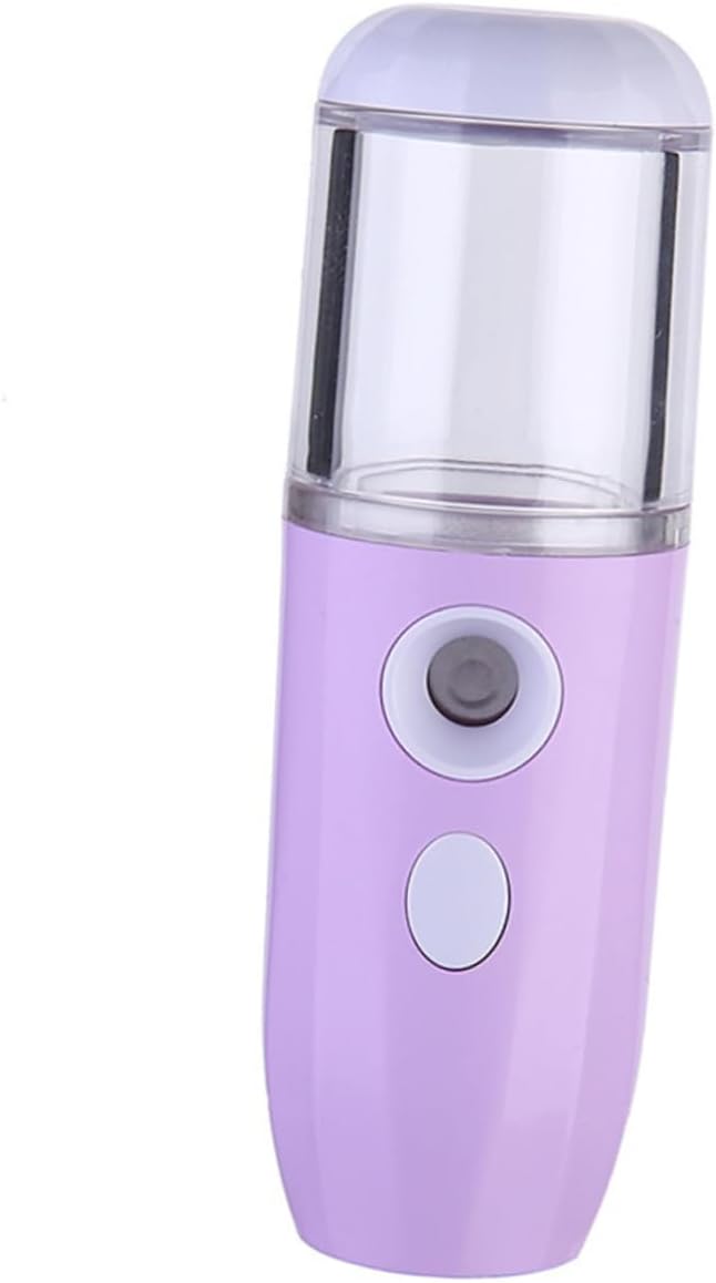 1Pc USB Rechargeable Facial Steamer Portable Nano Mister Humidifier for Moisturizing Tank Promotes Cell Circulation for Care